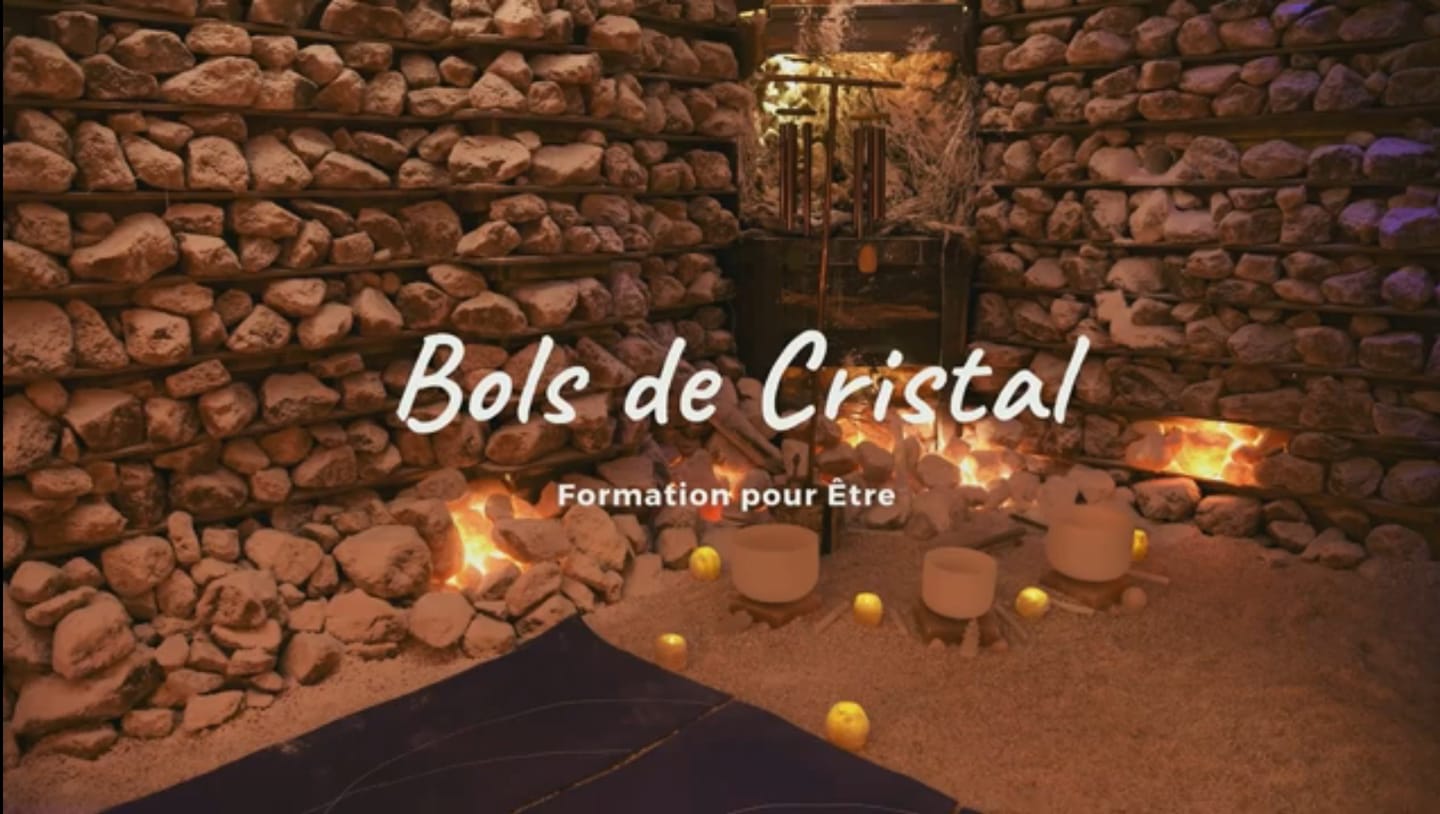 A la découverte des bols de cristal.