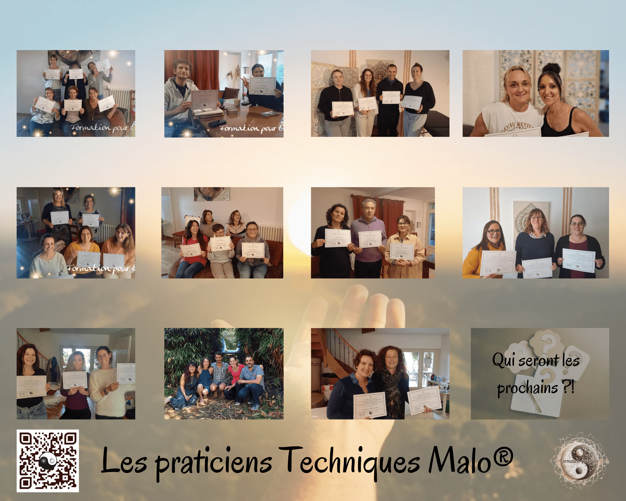 Annuaire des Praticiens et Accompagnants formés chez Formation pour Être.